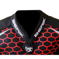 Combinaison Berik Racing T rouge jaune fluo - 4