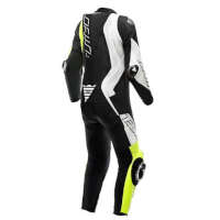 Dainese Audax D-Zip Perforierter Anzug gelb - 2