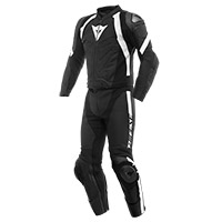 Dainese Avro 4 2PCS S / Tレザースーツブラックホワイト