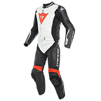 Combinaison 2pcs Dainese Avro D-air Blanc Rouge