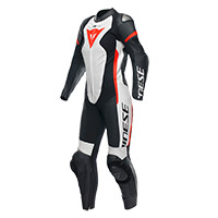 Dainese Grobnik Perforated Damenanzug weiß rot