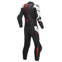 Tuta Dainese Laguna Seca 5 2 Pcs Bianco Rosso - img 2