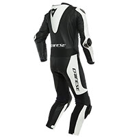 Dainese Laguna Seca 5 Einteiliger Anzug schwarz weiß - 2