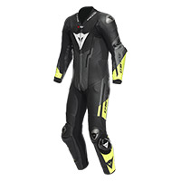 Dainese Misano 3 Perforierter D-Air-Anzug gelb