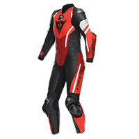 Dainese Misano 3 Perforierter D-Air WMN Anzug rot