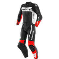 Tuta 2pcs Dainese Mistel Bianco Nero Rosso
