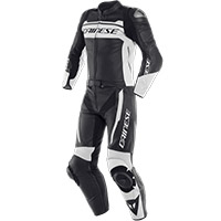 Dainese Mistel 2pcs Leather Suit White Black