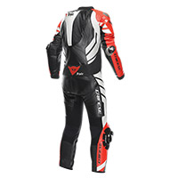 Dainese Mugello 3 Perforated D-air Suit Red Fluo