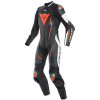 Dainese Misano 2 D-air® Lady Perforated Black Red