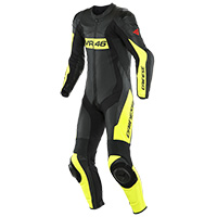 Dainese Vr46 Tavullia Perforated Suit Yellow