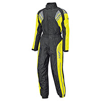 Traje impermeable Held Flood negro amarillo fluo