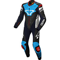 Macna Tracktix 1pc Suit Black Blue