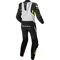 Traje Macna Tracktix 1pc negro blanco gelb - 2