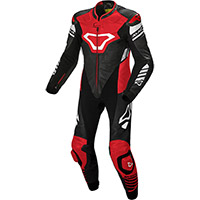 Macna Tracktix 1pc Suit Black Red