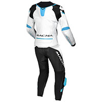 Macna Tronniq 2pc Lady Suit White Black Blue