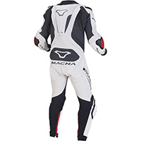 Macna Voltage 1pc Suit White Black