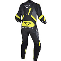 Macna Voltage 1pc Suit Black Grey Yellow - 2