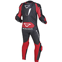 Traje Macna Voltage 1pc negro rojo - 2