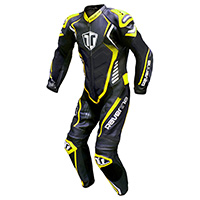 Ravenna Racing Leather Suit Black Yellow