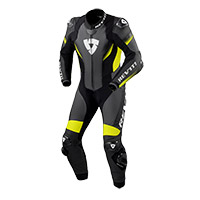 Traje Rev'It Control negro amarillo