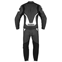 Traje Spidi Laser Touring 2 piezas negro blanco