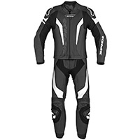 Traje Spidi Laser Touring 2 piezas negro blanco