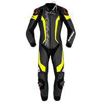 Combinaison Spidi Laser Pro Perforated Noir Fluo Jaune