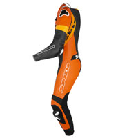 Spidi Race Warrior Perforated Leather Suit Orange