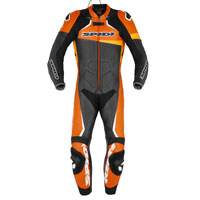 Tuta In Pelle Spidi Race Warrior Perforated arancio