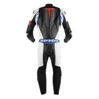 Spidi Traje De Cuero Perforado Race Warrior Rojo Azul - 3