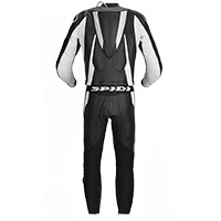 Traje 2 piezas Spidi Sport Warrior Touring negro blanco