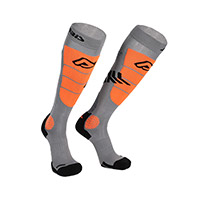 Calze Acerbis Mx Impact Vented Grigio Arancio