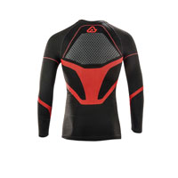 Sous-Vêtements Acerbis X-Body Winter Noir Rouge Jersey - 3