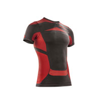 Acerbis X-Body Sommer T-Shirt Schwarz Rot