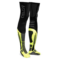 Calcetines Acerbis X-leg Pro negro amarillo