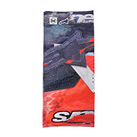 Alpinestars Buff Ignite Neckwear negro rojo