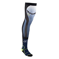 Calcetines Alpinestars Knee Brace navy amarillo