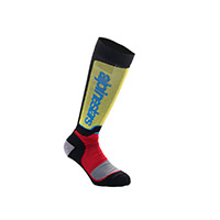 Alpinestars Youth Mx Plus Socks Red Blue Kinder