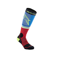 Chaussettes Alpinestars Mx Pro 2024 Rouge Bleu