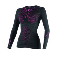 Dainese D-core Thermo Tee Ls Lady Nero Rosa