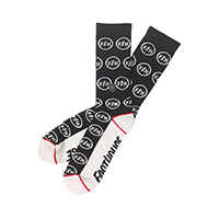 Fasthouse Icon 24.1 Kid Socks Black White Kinder