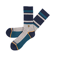 Chaussettes Fasthouse Performance Crew 24.1 Heather Gris