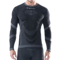 Camiseta Iron-IC Merino 70 Ultra Cálida negro gris
