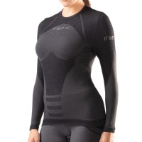 Camiseta de Mujer Iron-IC I-Soft 1.0 Smear Negra