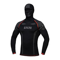 Maillot de corps IXS 365 Hood noir gris