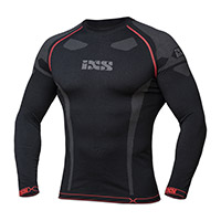 IXS 365 シャツ ブラックグレー