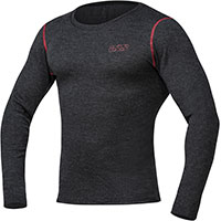 Chemise Sous-vêtement Ixs Merino 365 Noir