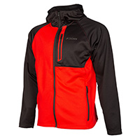 Sudadera con capucha Klim Alpha rojo