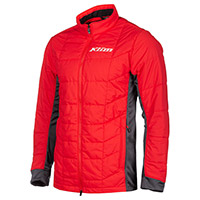 Klim Override Alloy Jacket High Risk Red Asphalt