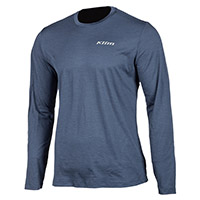 Maglia Klim Teton Merino Wool Ls Blu